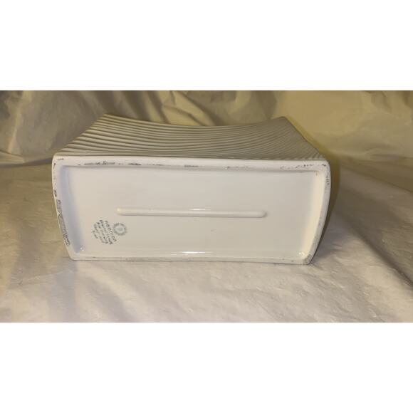 Naaman Artline White Ceramic Flower Vase Pottery Mid Century Vintage - Picture 6 of 16